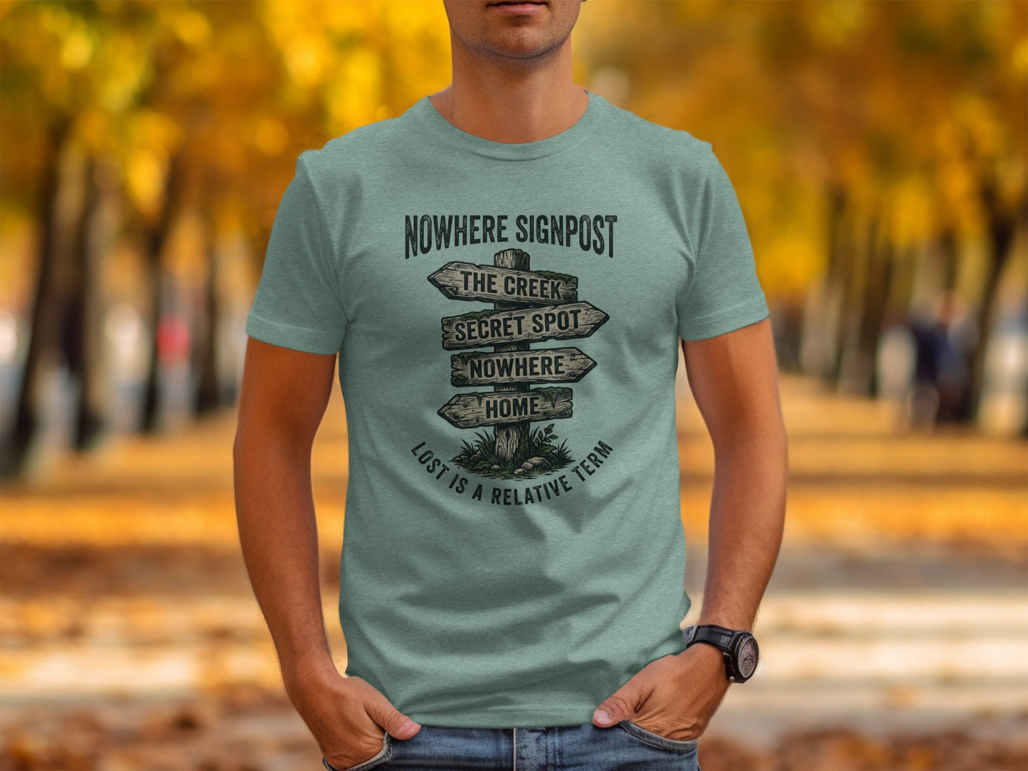 Nowhere Signpost Adventure: Backcountry Outpost Shirt
