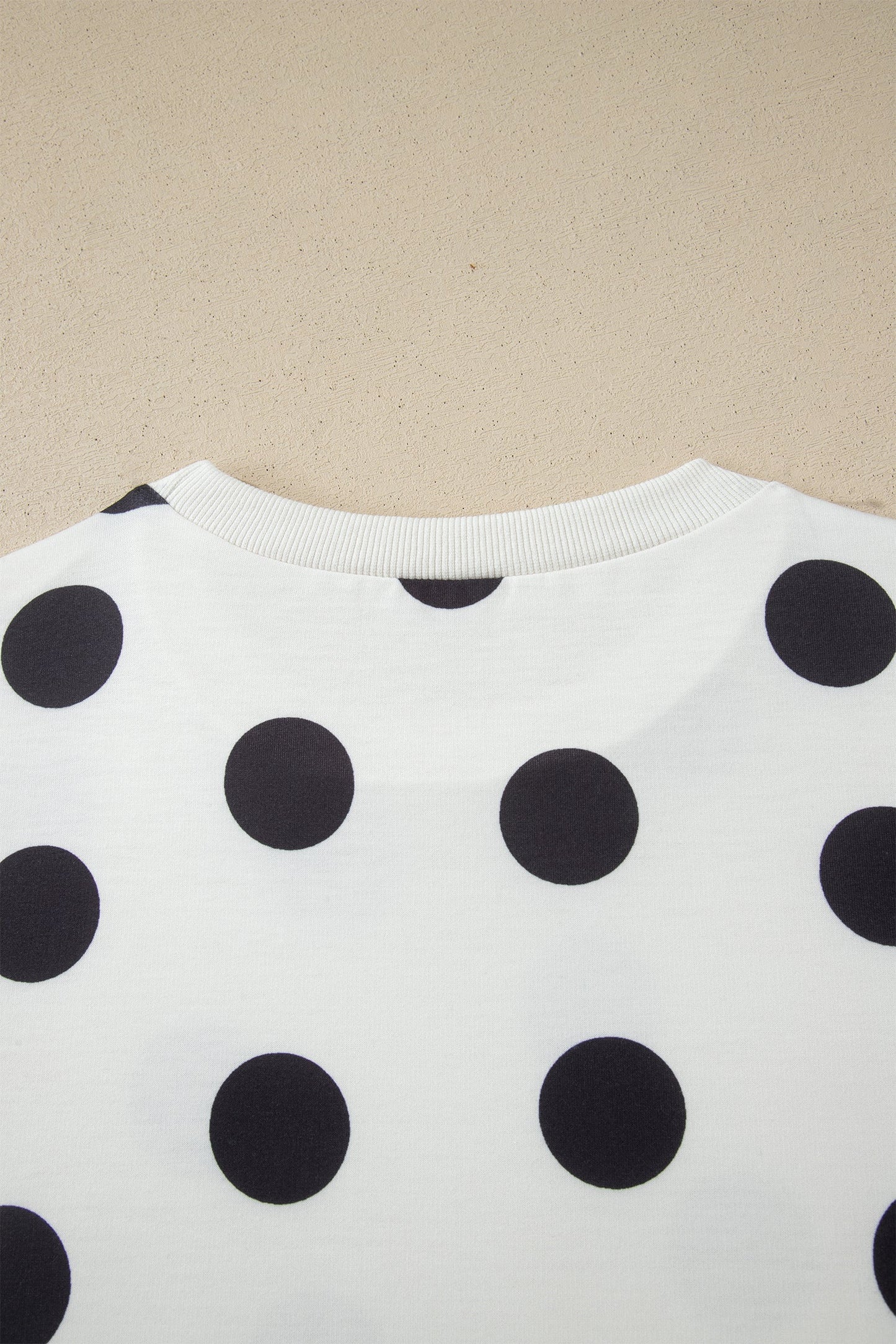 White Polka Dot Short Sleeve Top Casual Skort 2pcs Outfit