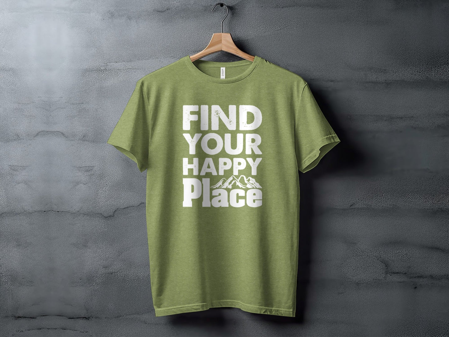 Find Your Happy Place with Mountain T-Shirt