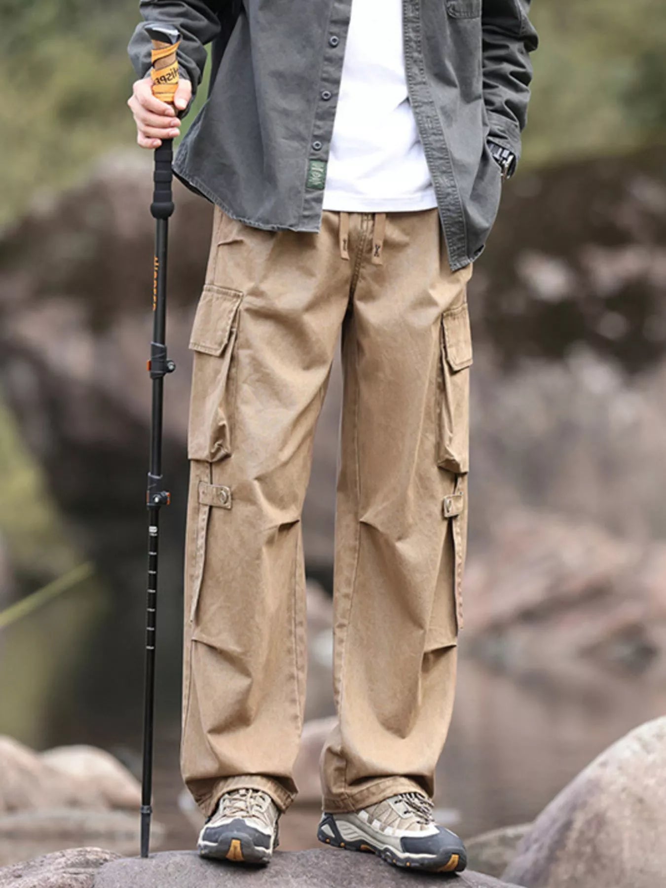 Men's Plus Size Relaxed Fit Cargo Pants
