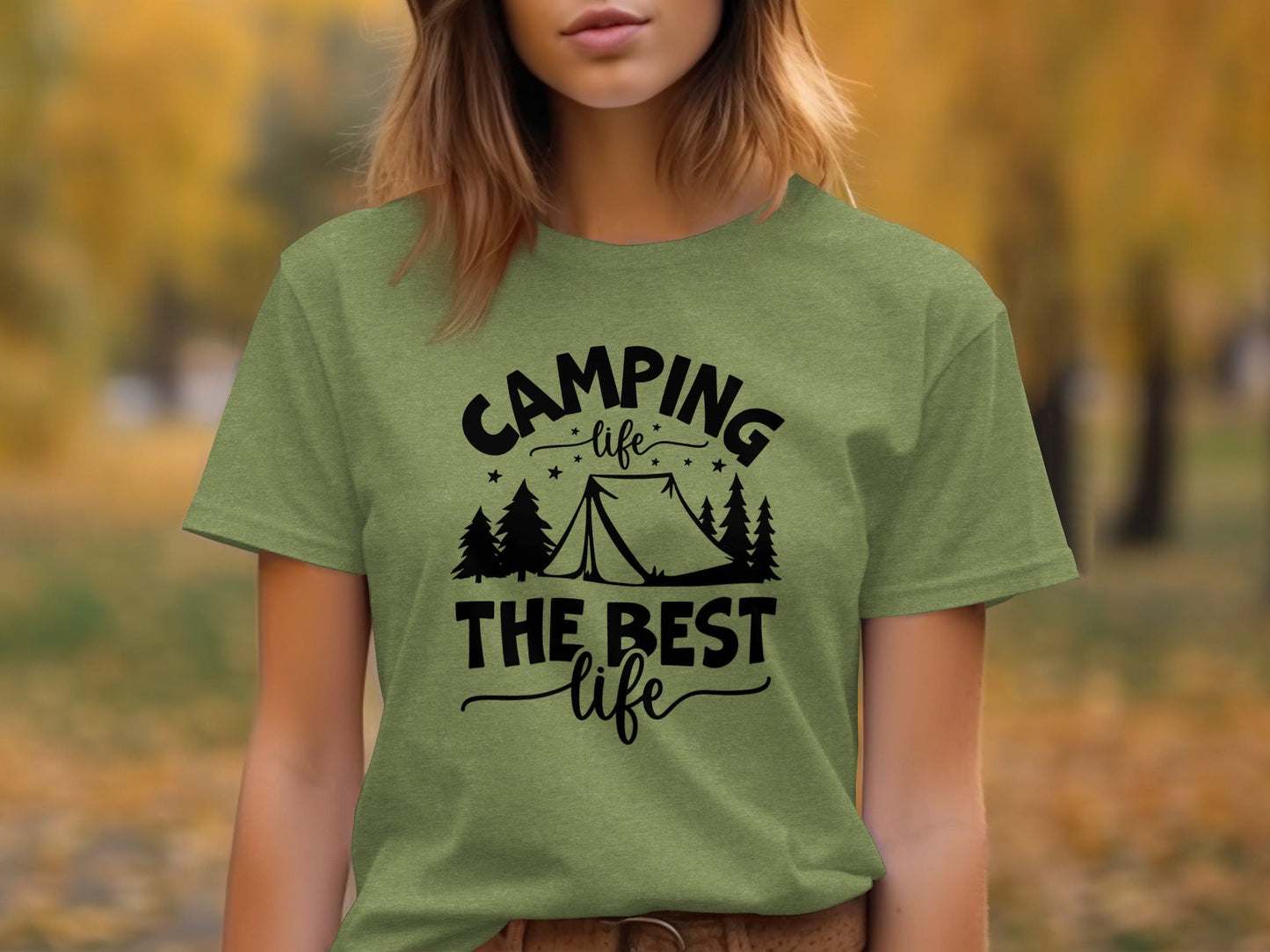 Camping Life The Best Life Outdoor Adventure T-Shirt