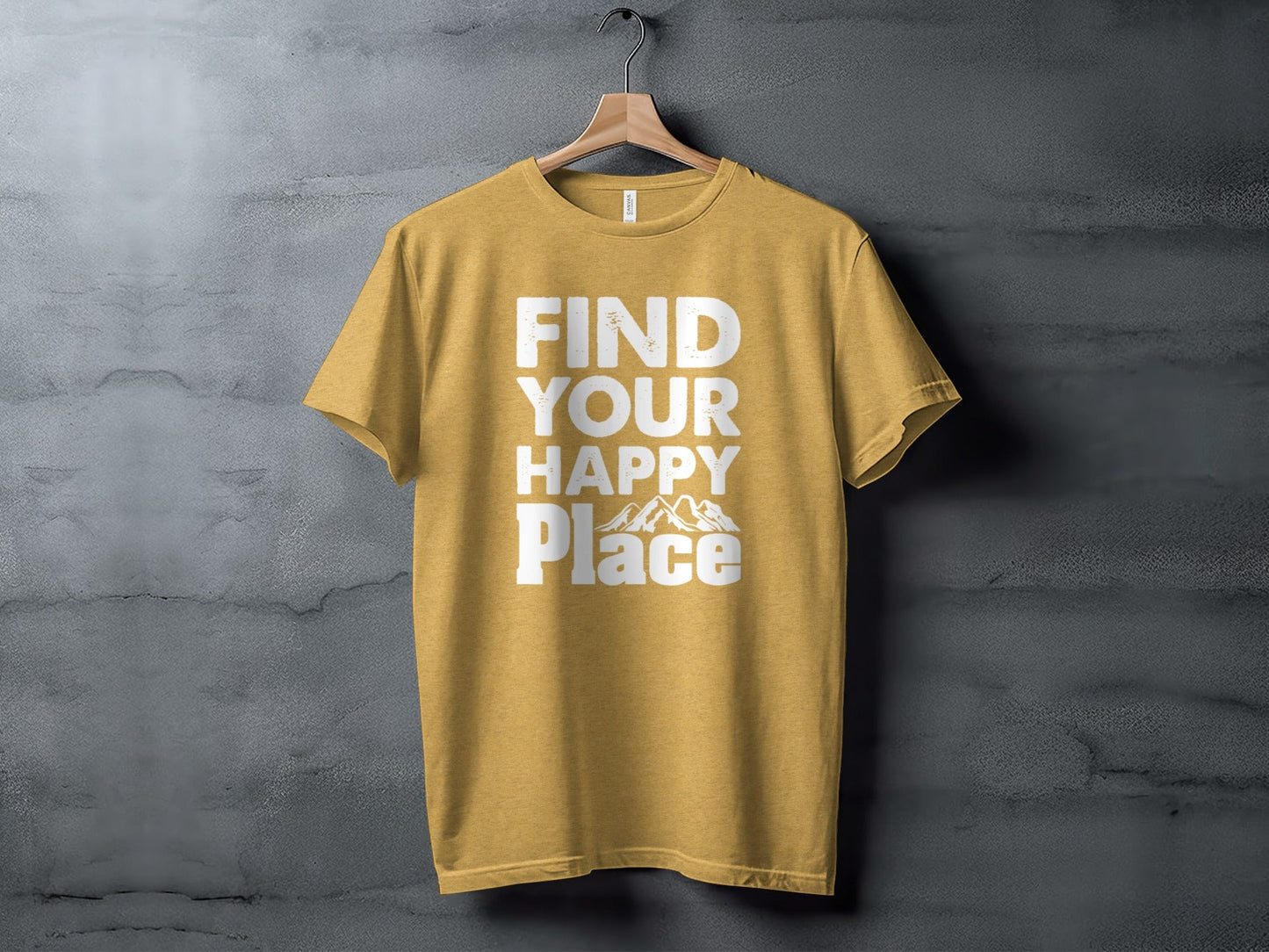 Find Your Happy Place with Mountain T-Shirt