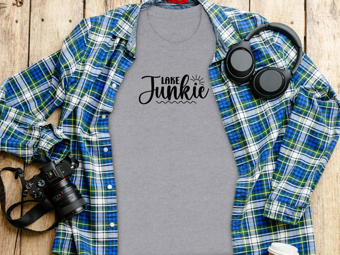 Lake Junkie Graphic for Lovers of Water Activities T-Shirt