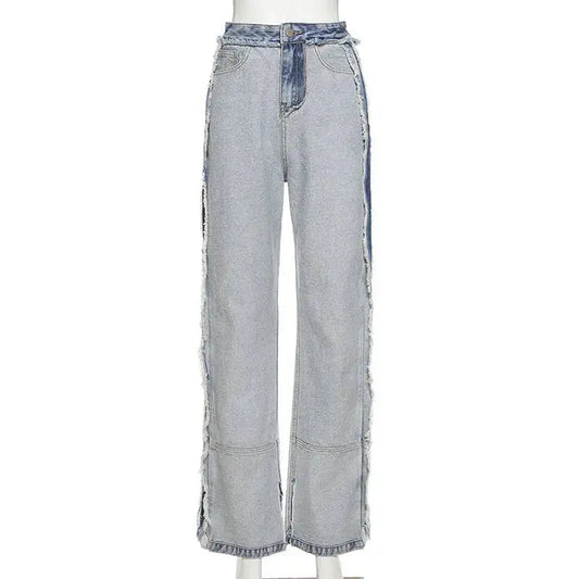 Flairé™ Stacked Jeans Women – High Waist Stretch Denim Bell Bottom Pants
