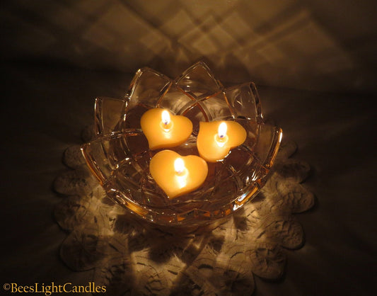 Floating Heart Candle
