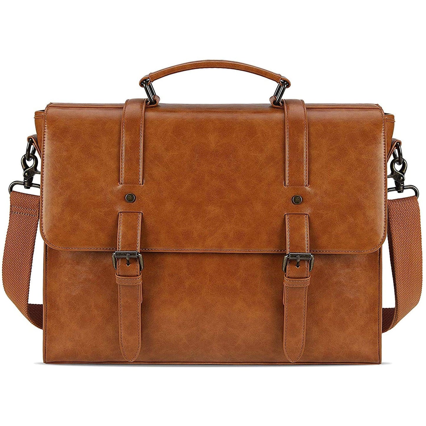 Men's Leather Messenger Bag – Professional Laptop Carry