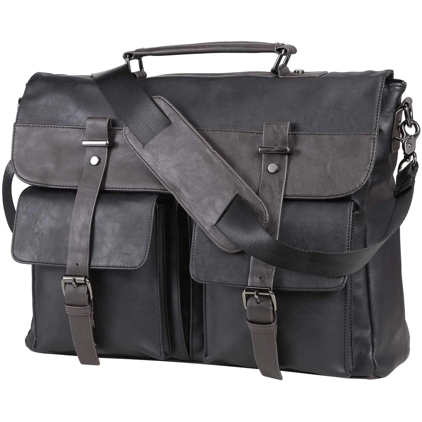 Men's Leather Messenger Bag – Professional Utility Carry