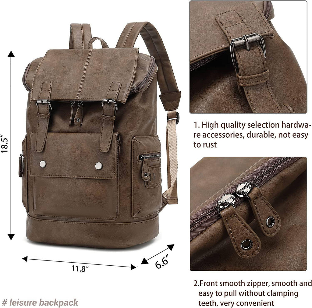 Men's Leather Backpack – Executive Commuter Carry