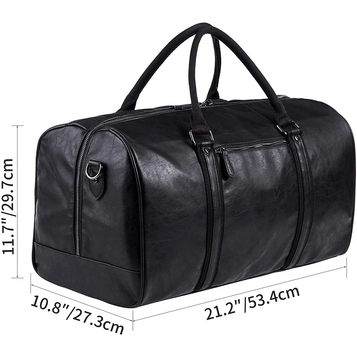 Men's Leather Duffel Bag – Executive Commuter Carry