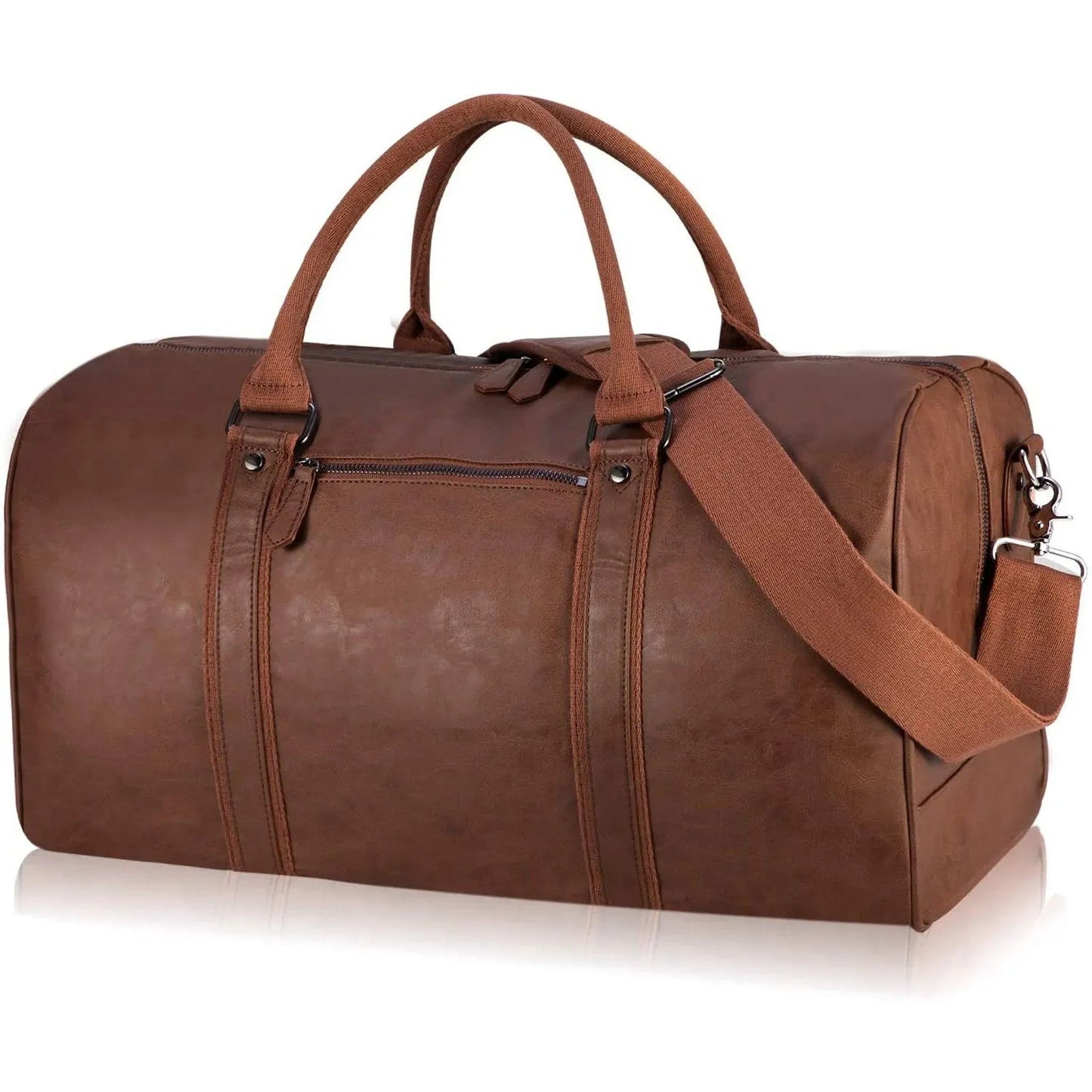 Men's Leather Duffel Bag – Executive Commuter Carry