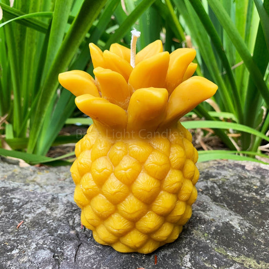 Giant Pineapple Beeswax Candle