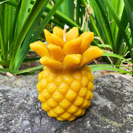 Giant Pineapple Beeswax Candle
