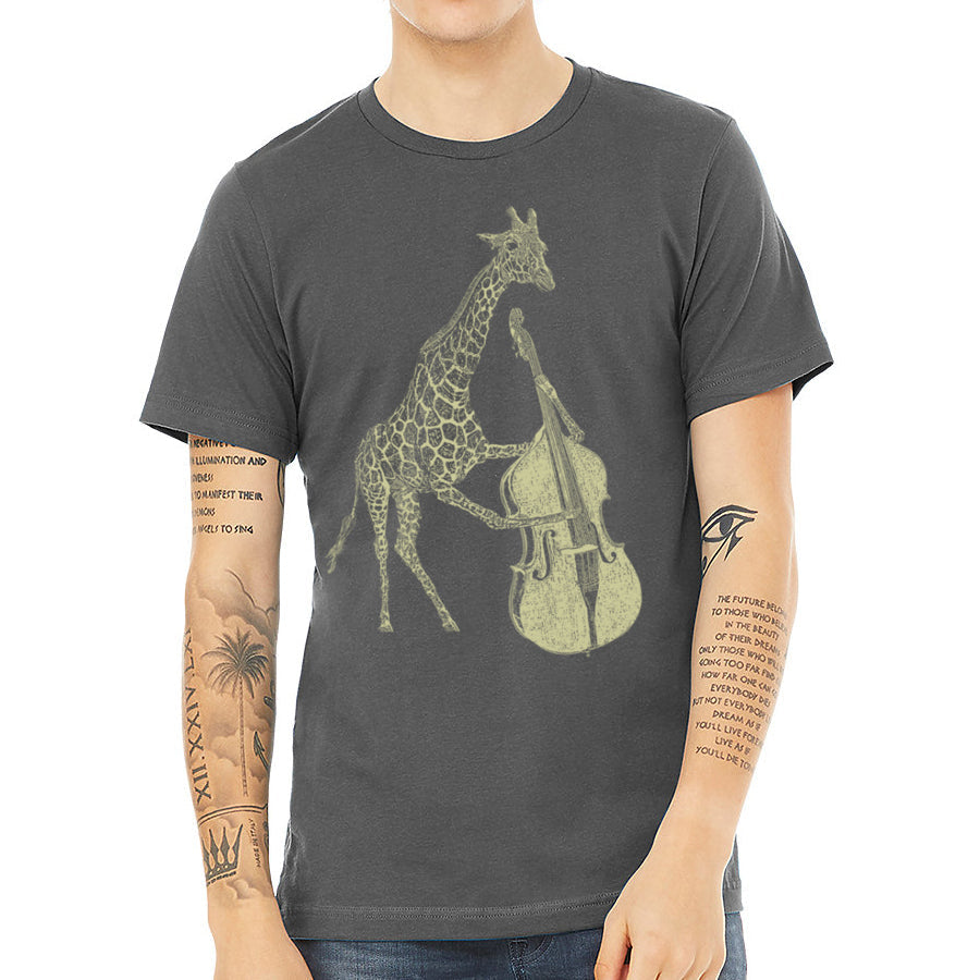 Giraffe Playing Bass