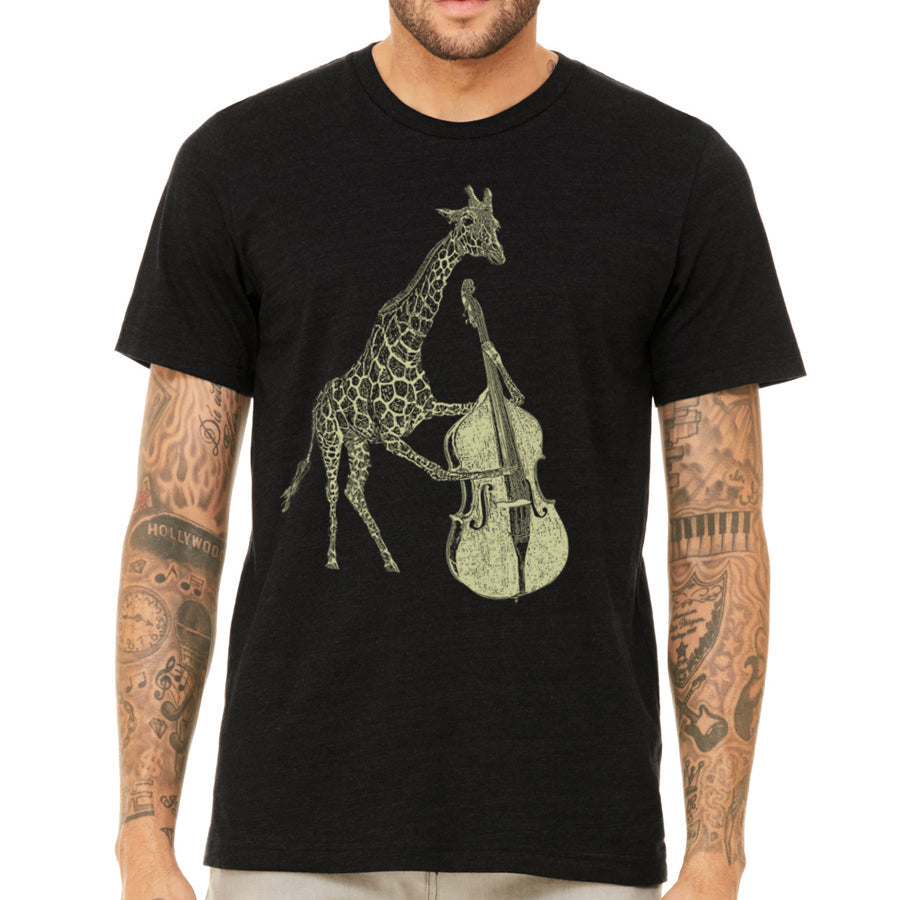 Giraffe Playing Bass
