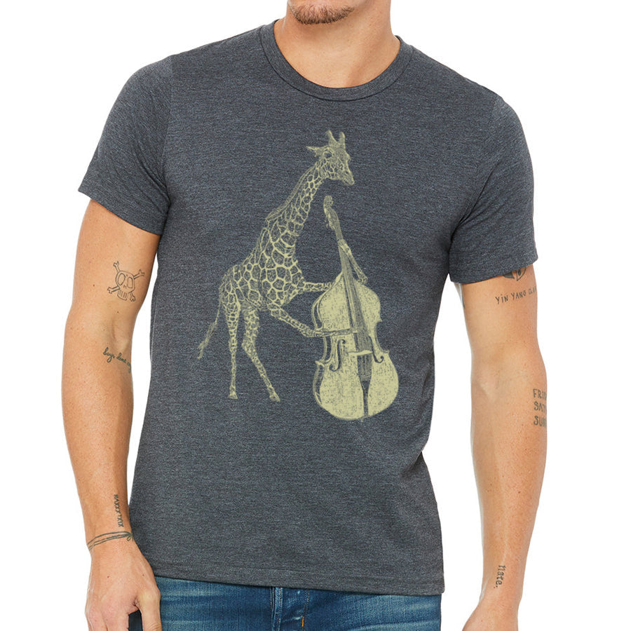 Giraffe Playing Bass