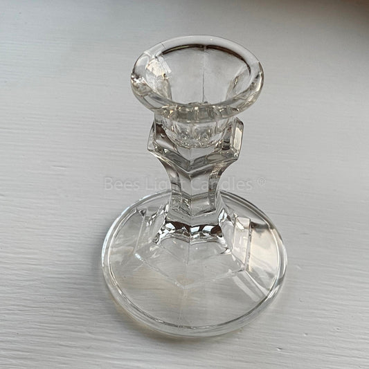Glass Taper Candle Holder