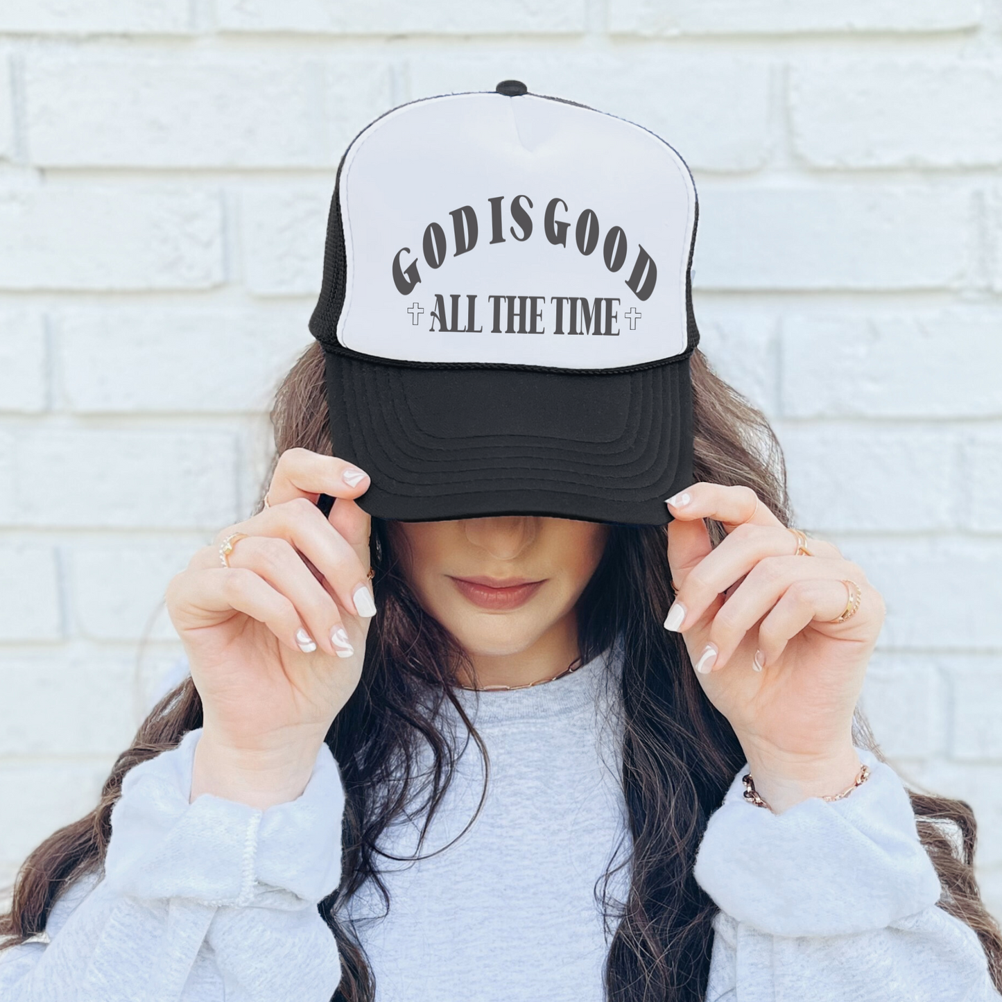 God Is Good Trucker Hat