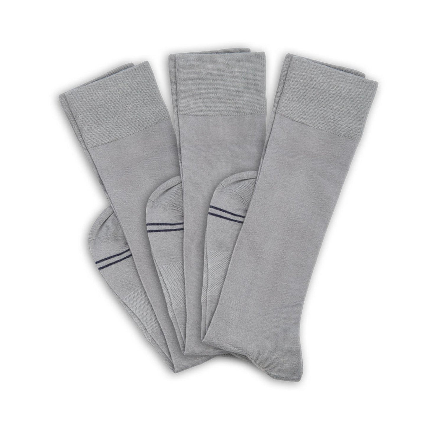 Greyson 3-Pack - Grey Dress Socks
