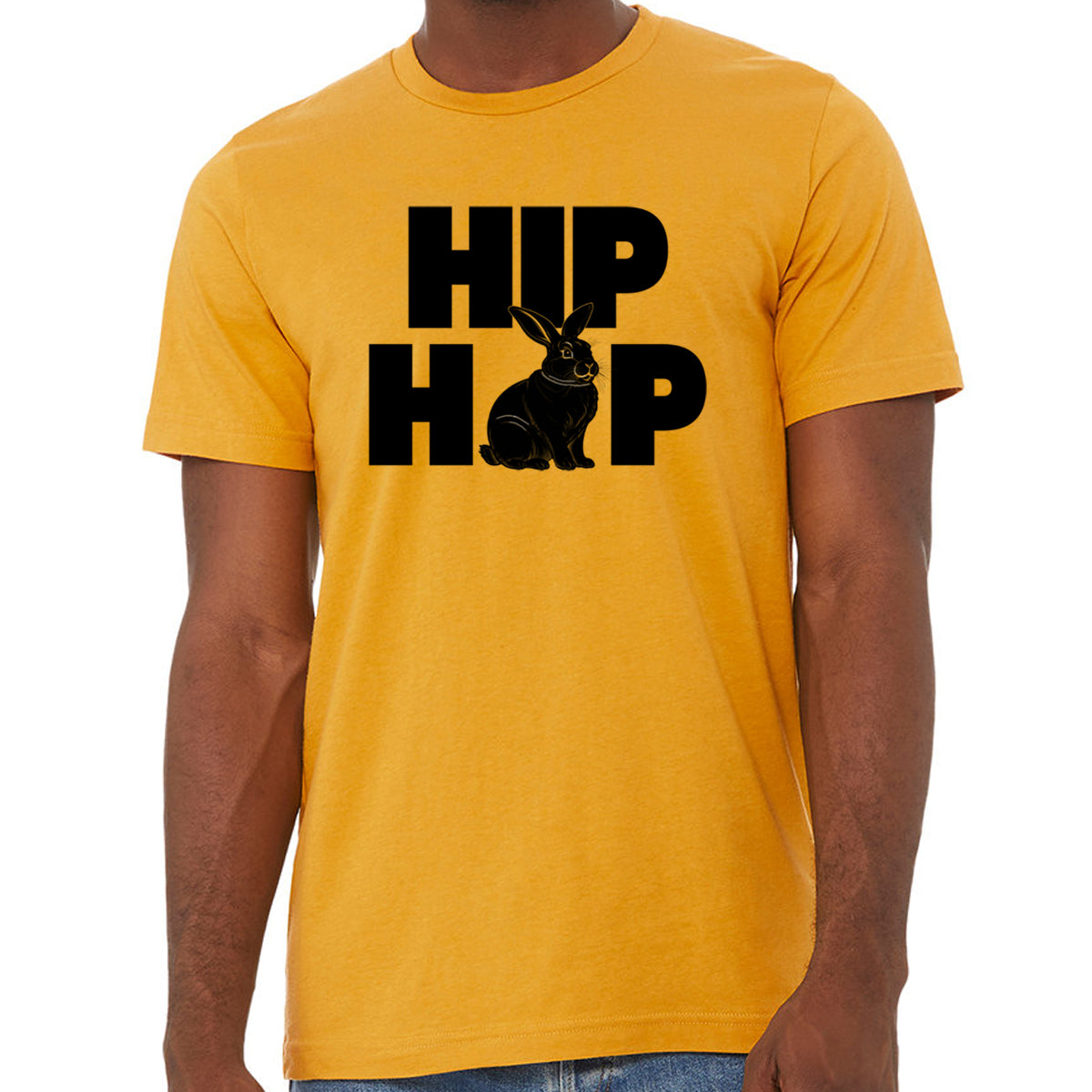 Urban Rabbit Hip Hop T-Shirt - Street Style Bunny Tee with Attitude - Graffiti Bunny Rap Music Shirt -Funny Animal Tshirt