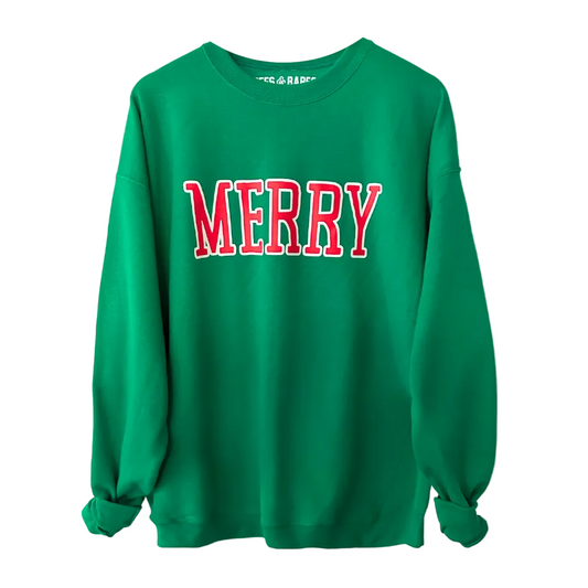 MERRY ♡ adult sweatshirt with merry print