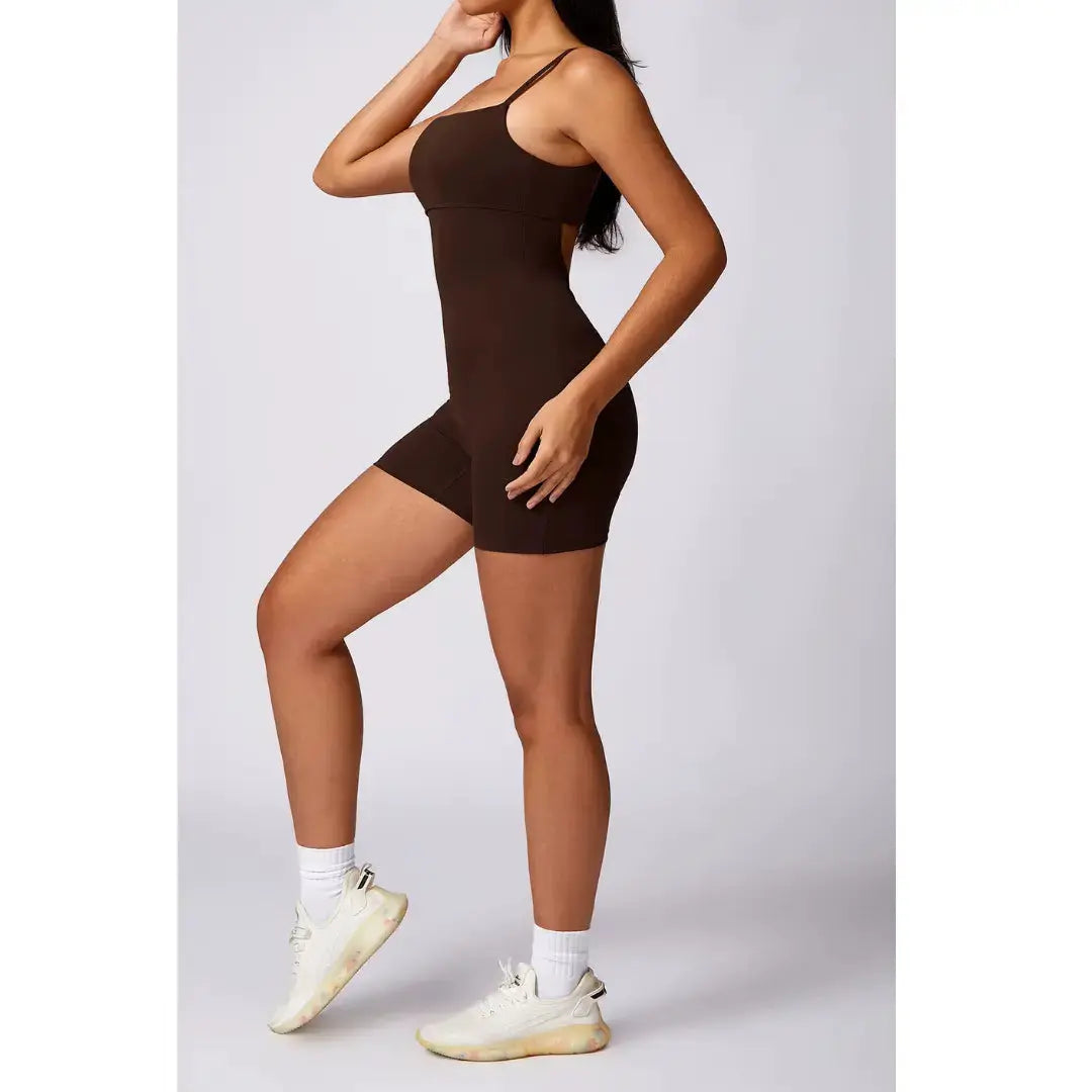 Seamless Yoga Jumpsuit – Flairé™ Sculpting One-Piece Activewear