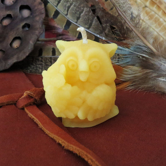 Wise Owl Beeswax Candles