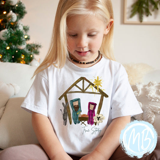 True Story Tee | Christmas | Baby | Girl |