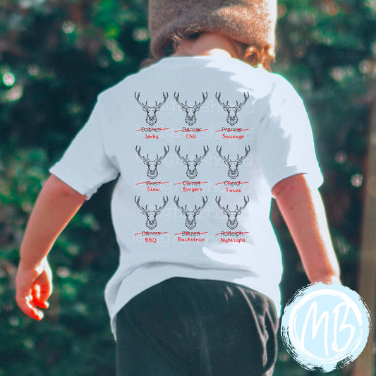 Deer Meat Tee | Christmas | Baby | Boy | Santa |
