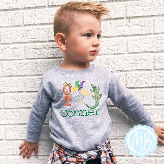 Mardi Pals Trio Toddler & Youth Sweatshirt