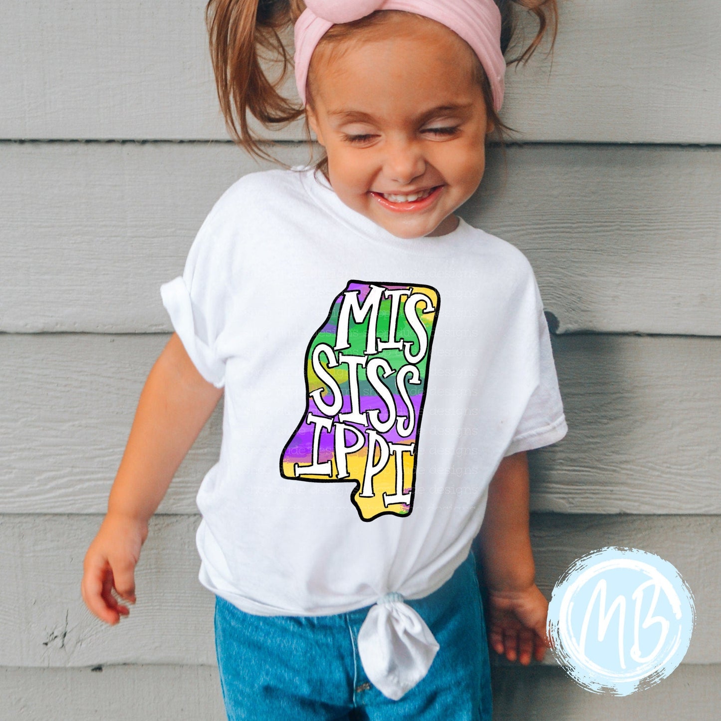 Mississippi Mardi Toddler Tee