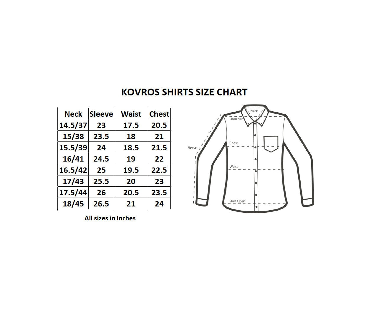 Men's Slim Fit Cotton Dress Shirt - Black Semi-Spread Collar