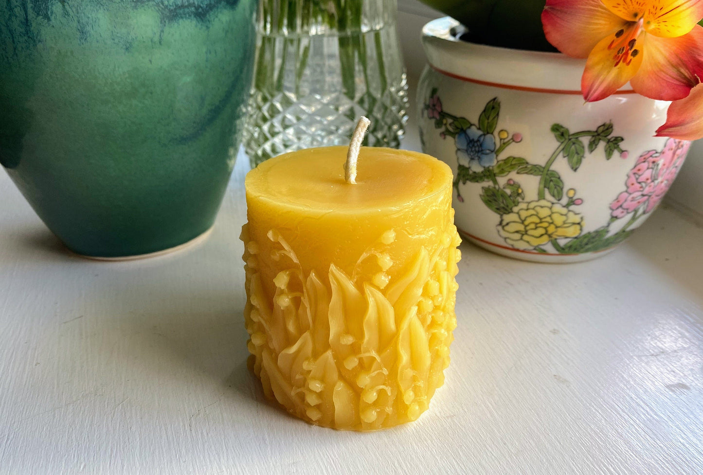 Wandering Lily Beeswax Candles