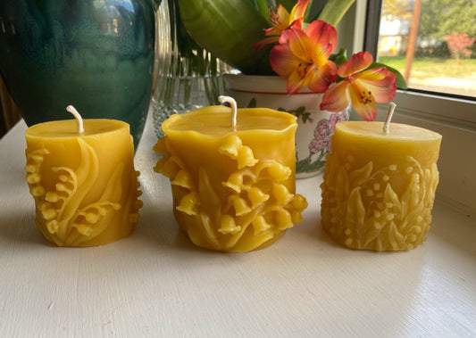 Wandering Lily Beeswax Candles