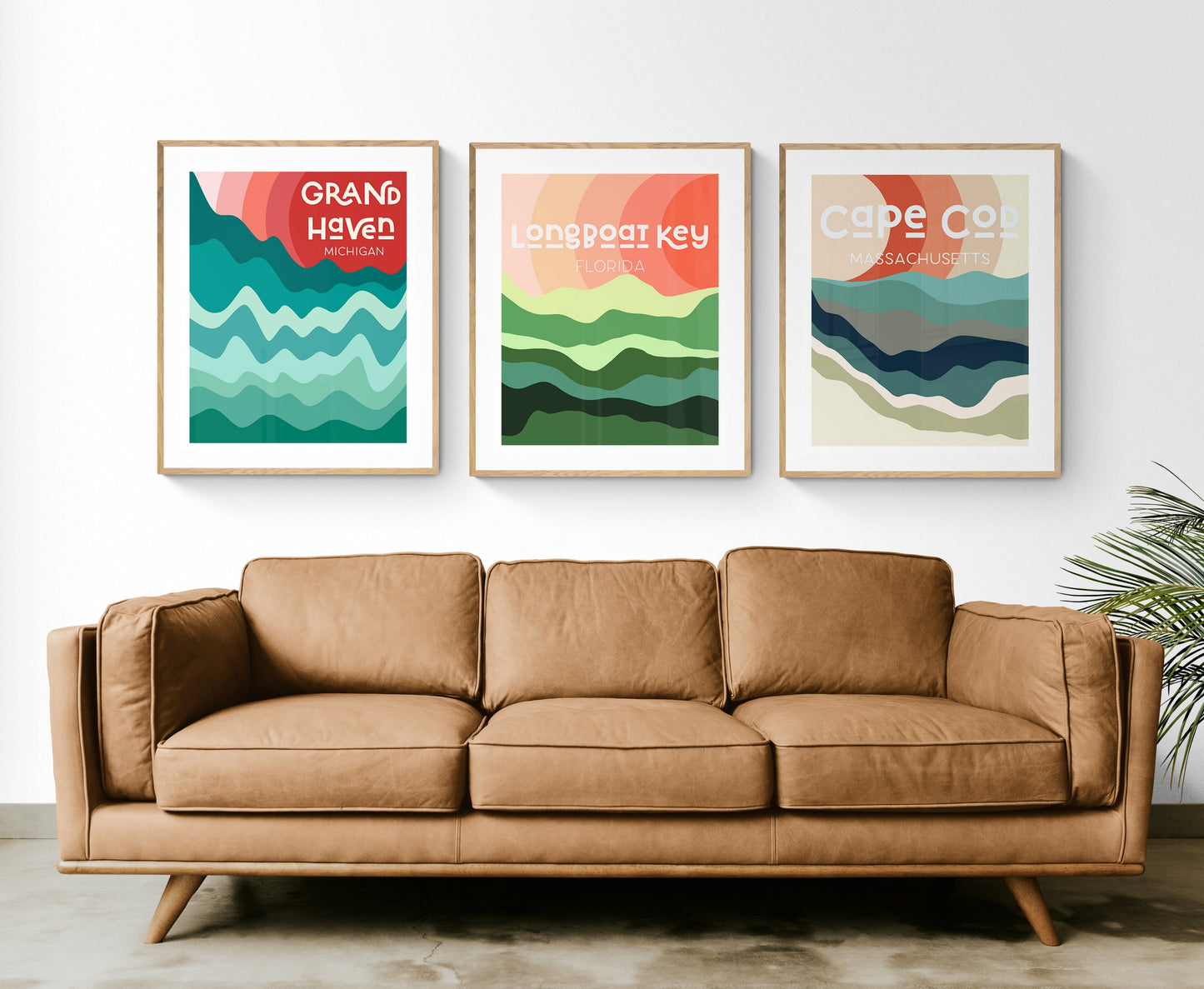 Destination: Grand Haven - Modern Art Print