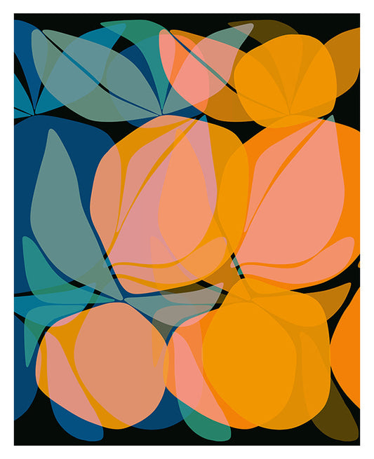 Abstract Citrus #1 - Botanical Art Print