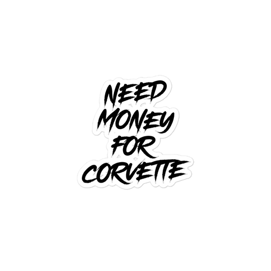 Need Corvette Sticker