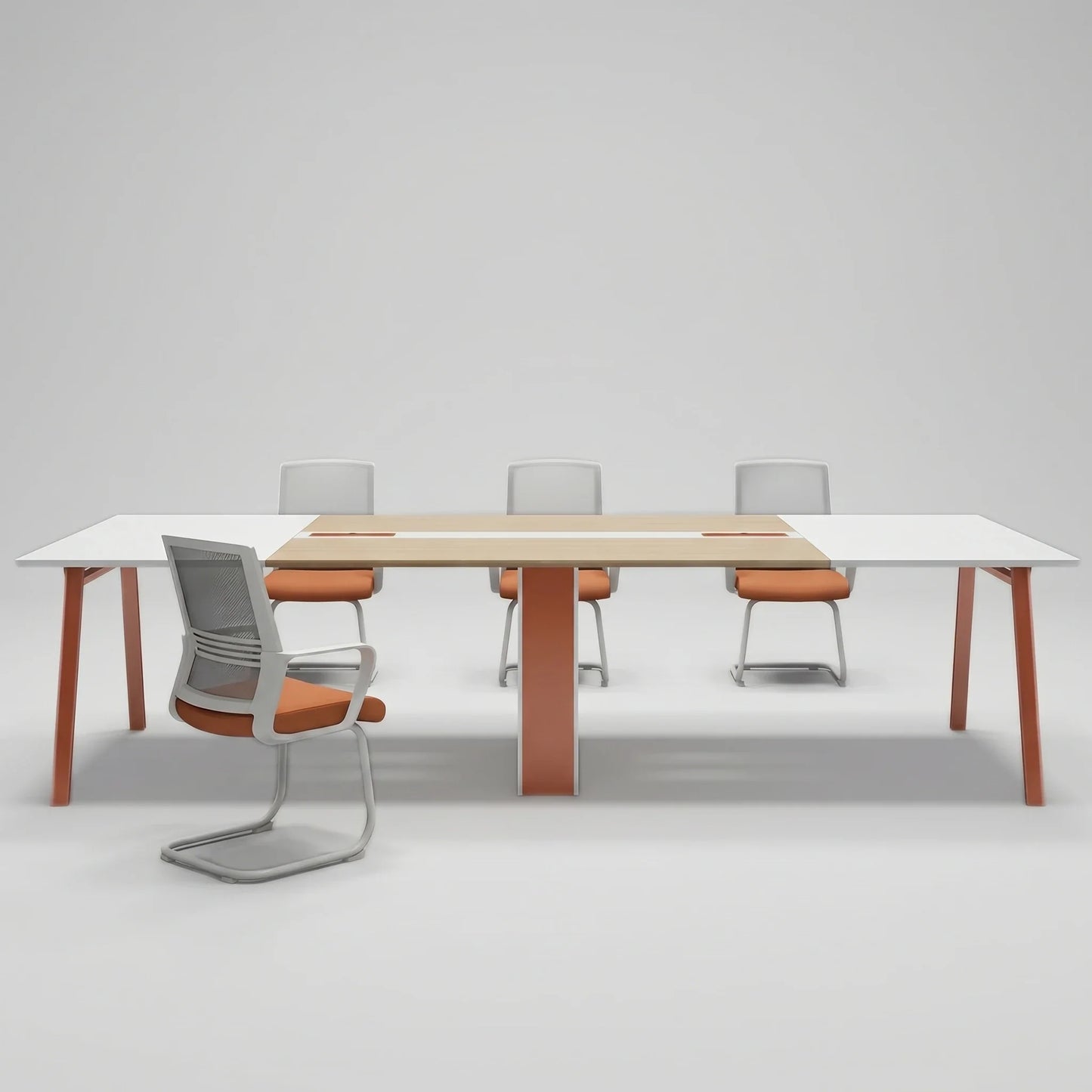Comity · White Collaborative Meeting Table