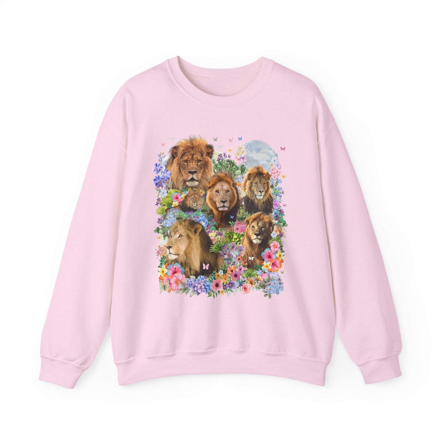Lions in Flowers Sweatshirt