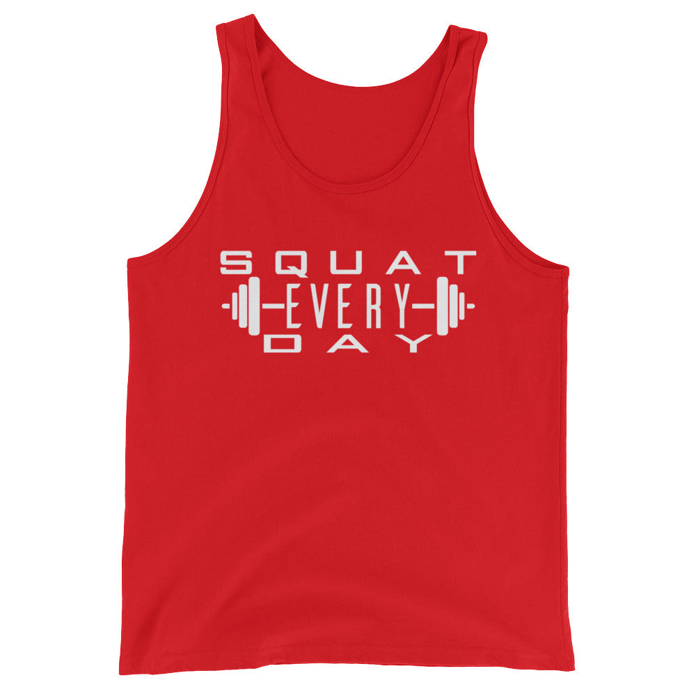 Squat Every Day with Barbell Tank Top