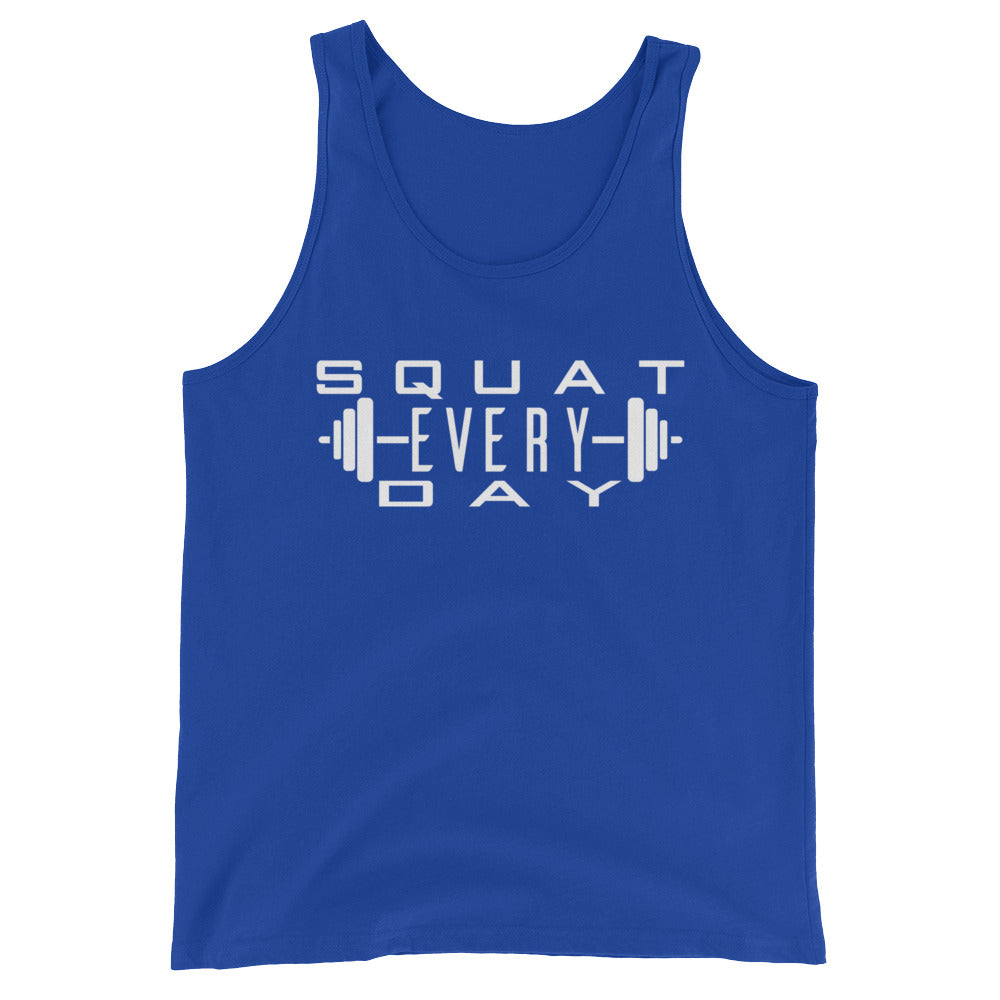 Squat Every Day with Barbell Tank Top