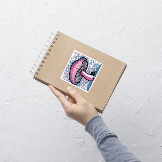 Mushroom Art Collectible Vinyl Sticker
