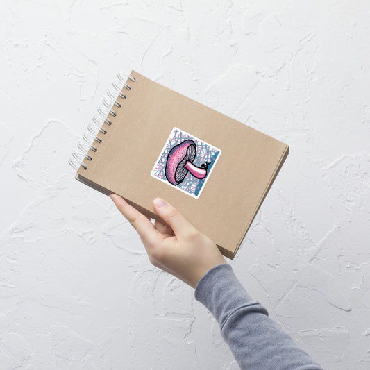 Mushroom Art Collectible Vinyl Sticker
