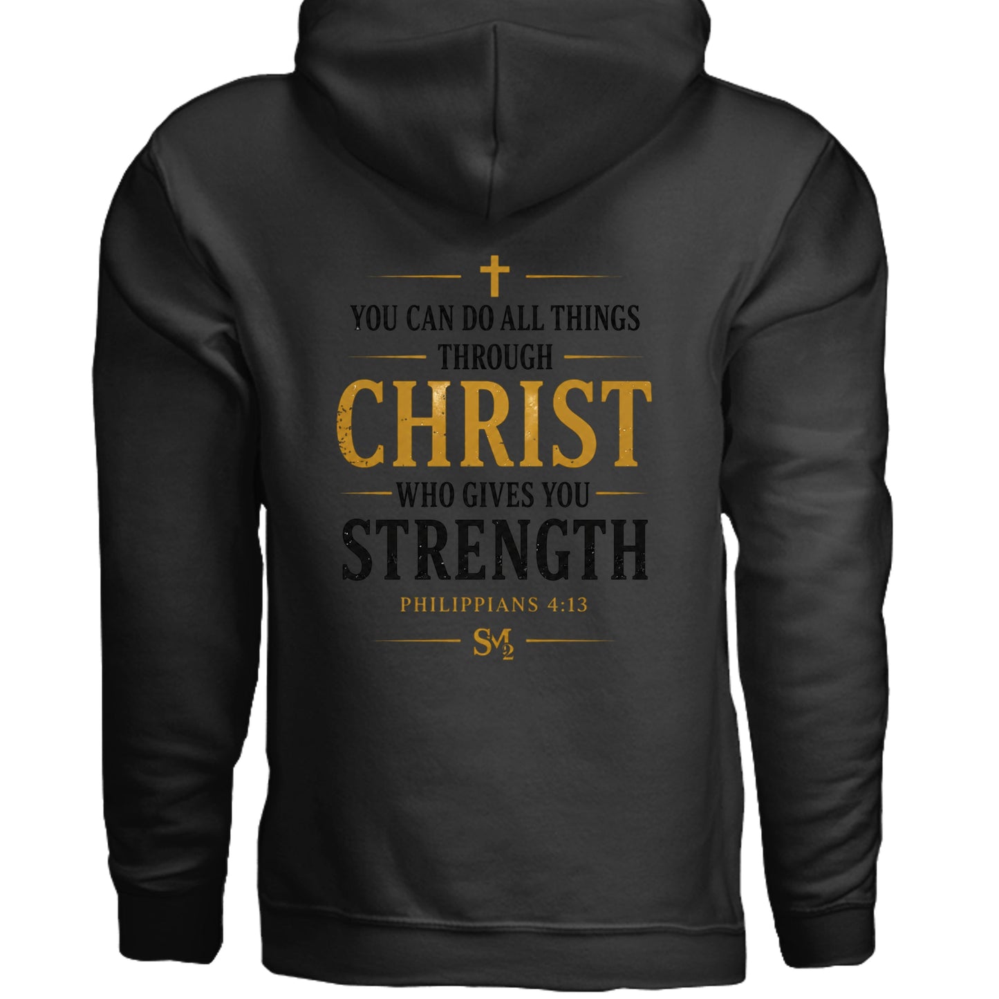 SM² “Keep Going / Philippians 4:13” Faith Hoodie – Strength Through Christ