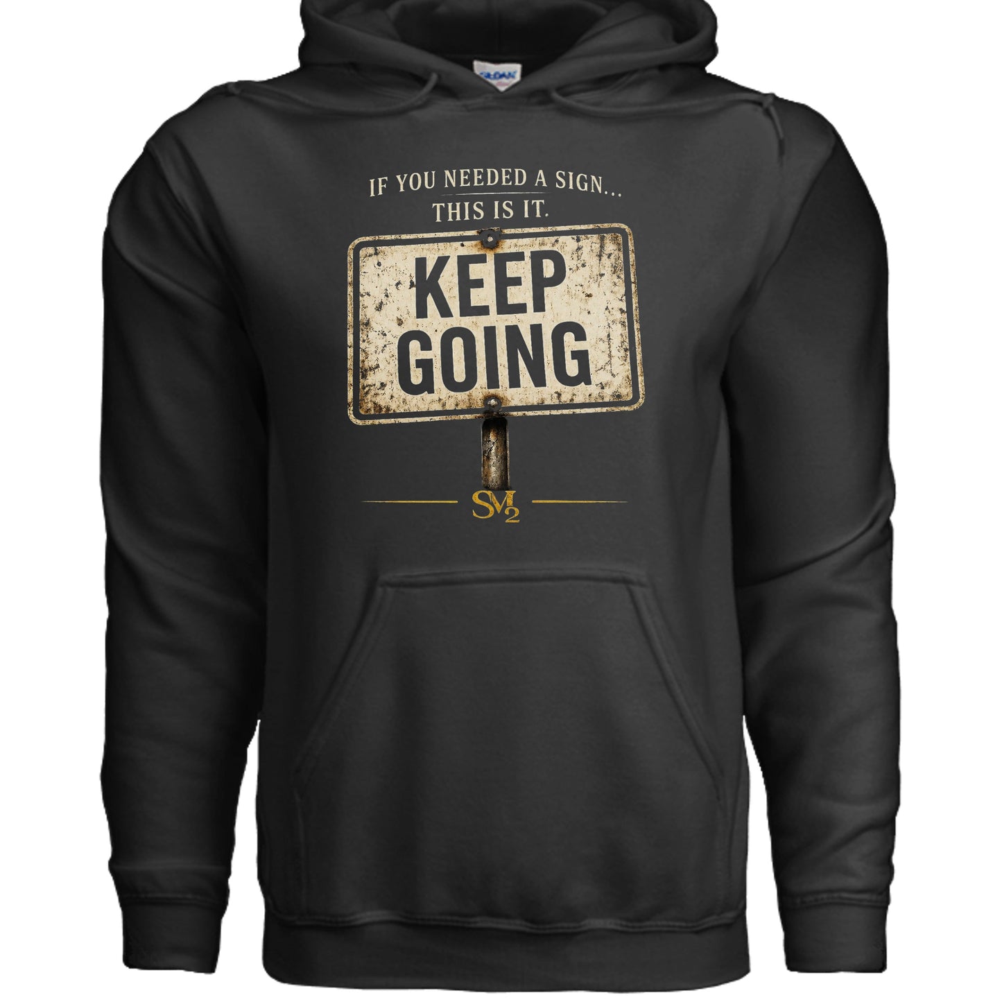 SM² “Keep Going / Philippians 4:13” Faith Hoodie – Strength Through Christ