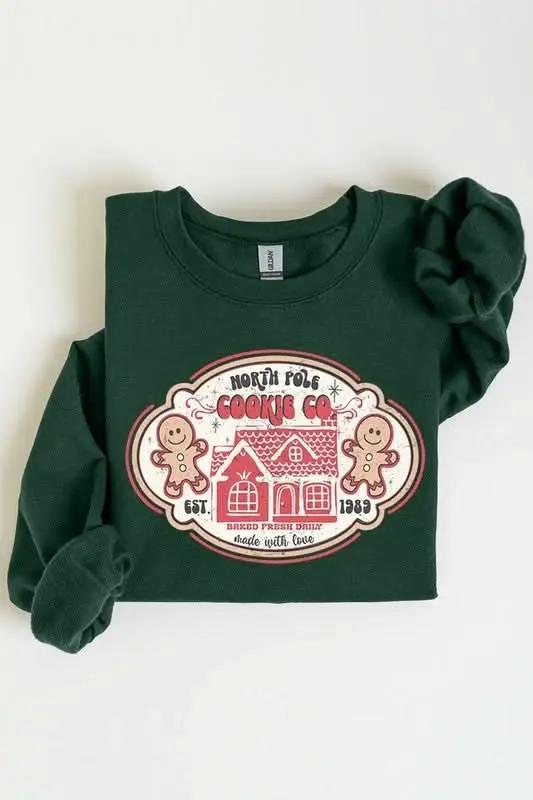 Color Bear Gingerbread Sweatshirt Unisex Fleece Crewneck