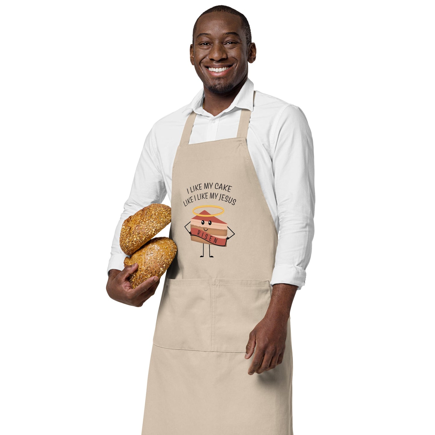 GTI Organic Cotton Apron - I Like My Cake