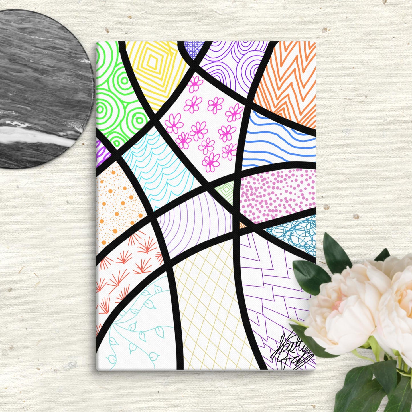 Organized Chaos Canvas