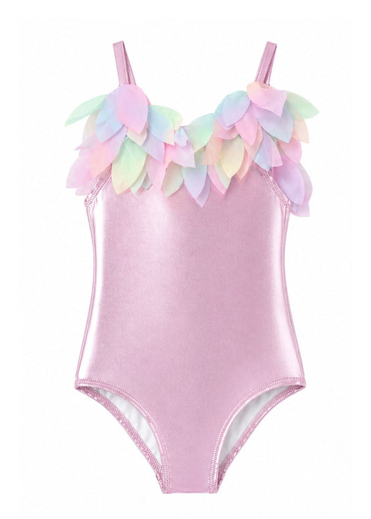 Pastel Bloom Swimsuit for Girls