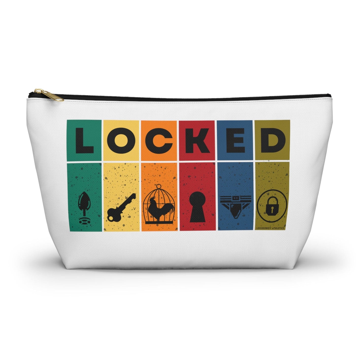 Locked Blocks Chastity Pouch - Lockedboy Athletics