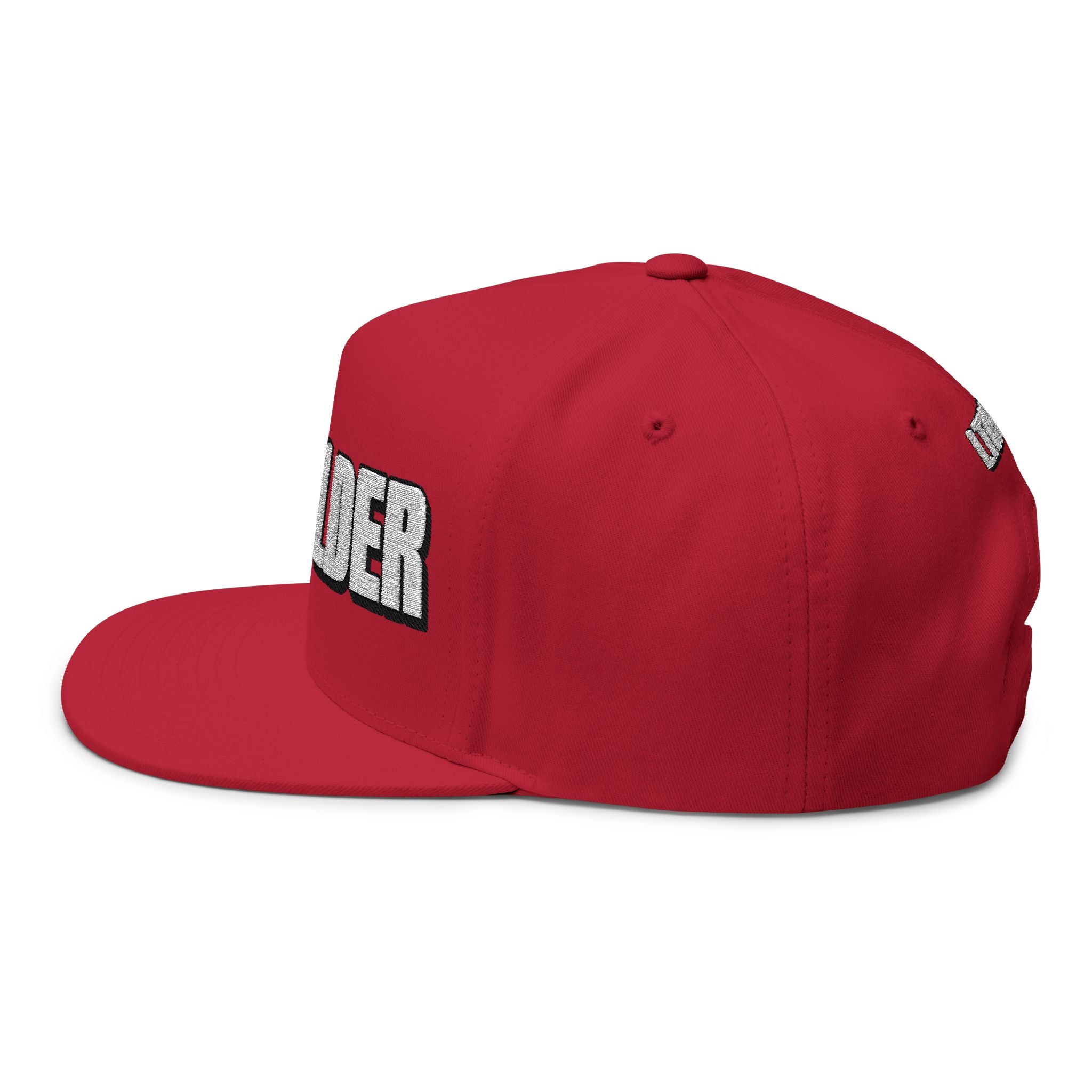 INTO: KEYHOLDER Embroidered Flat Bill Cap – Chastity Dom Hat for Bold Tops & Erotic Power Play